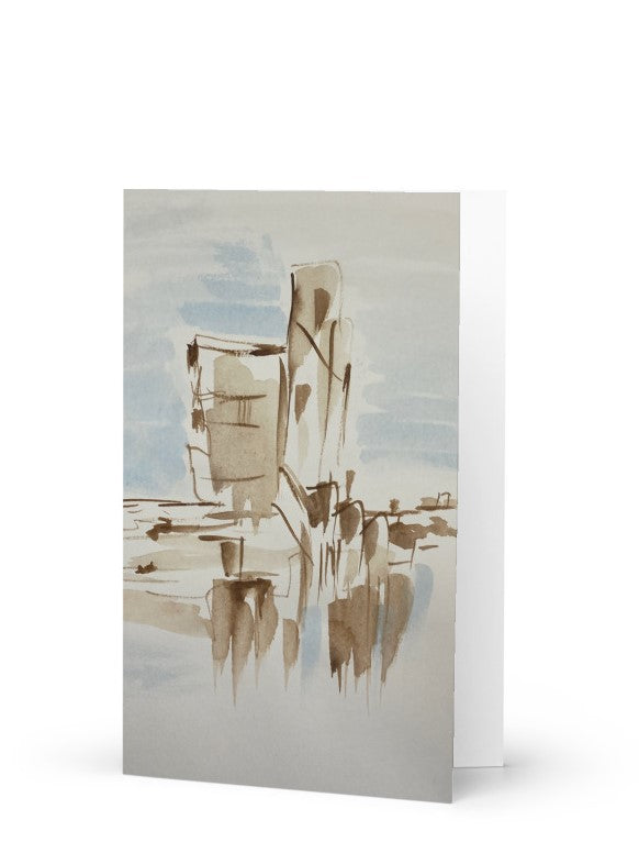 "Architectural Echoes" Greeting Card