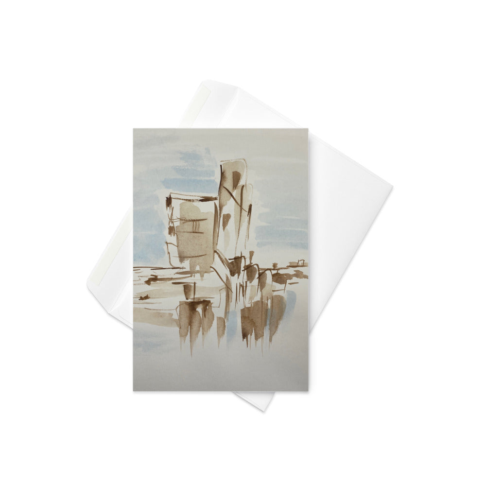 "Architectural Echoes" Greeting Card